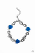 Load image into Gallery viewer, My HEARTBEAT Will Go On - Blue Necklace &amp; Bracelet Set
