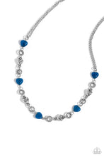 Load image into Gallery viewer, My HEARTBEAT Will Go On - Blue Necklace &amp; Bracelet Set
