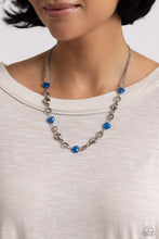 Load image into Gallery viewer, My HEARTBEAT Will Go On - Blue Necklace &amp; Bracelet Set
